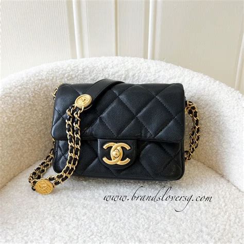 chanel caviar quilted mini twist your buttons flap black|CHANEL Caviar Quilted Mini Twist Your Buttons Flap Black .